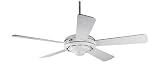 Hunter 25866WH Dimensions White Contemporary Ceiling Fan 52 Blade Span