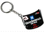 Dale Earnhardt Sr. #3 Hood Shaped Keychain**MAKES A GREAT GIFT FOR UNDER $8.00 AND FREE SHIPPING**