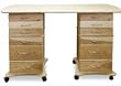 Hinterberg Design The Perfect Caddy 4000D Sewing Crafts Room Double Cabinet Tower Table
