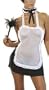 Dreamgirl Women's Dreamgirl Ooh La La French Maid Lingerie Set - 4933