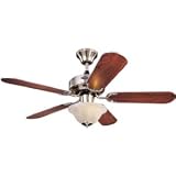 Westinghouse 7877365 Richboro SE 42 Inch Ceiling Fan, Brushed Nickel Finish 21UB9LBUYvL. SL160 Westinghouse 7877365 Richboro SE 42 Inch Ceiling Fan, Brushed Nickel Finish