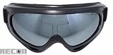 Recon Halo Snowboard Ski Goggles Black Mirror Bronze lens Adult