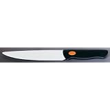6 CARVING KNIFE: BLACK HANDLE WHITE BLADE, SS-1302 by StealStreet