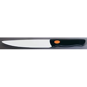 6 Chef's Carving Knife: Black Handle White Ceramic Blade Knives by 