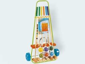 Childrens Toyshop  Toys : Croquet Set with Wagon, 6 Player