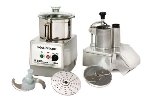 Commercial Food Processor, 5.5 qt., 2 Speed, Cont. Feed/Bowl Attach., 5 HP