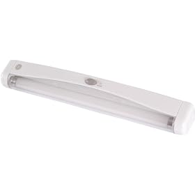 GE 50995 Fluorescent Closet Light, 12-Inch Battery Operated, Plastic