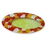 NOVICA Art glass centerpiece, 'Wildflowers'