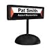 o Advantus o - People Pointer Desktop Sign with Nameplate, Plastic