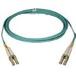 10Gb Fiber Optic Cable, LC/SC, Multi Mode, Duplex - 2 Meter (50/125 Type) - Aqua