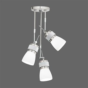 Nulco Lighting 1013-56 3 Light Industrial Age Flush Mount
