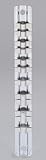 1/4 Drive Socket Clip Rail 7 Clip Rail