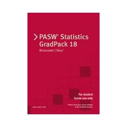 SPSS PSAW Statistics Grad Pack 18.0 Windows/Macintosh