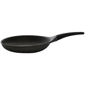Alessi Mami Long Handled Frying Pan, Black, Non-Stick, 30 cm (SG110/30 B)
