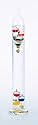 17" Galileo Thermometer with Multi colored Spheres Made in Germany