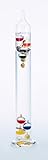 17 Galileo Thermometer with Multi colored Spheres Made in Germany