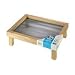 Ground Feeder Tray for birds - 16X13 - Brown