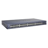 Netgear ProSafe GS748T 48-port Gigabit Smart Switch. PROSAFE 48PORT 10/100/1000 GIGABIT SMART SWITCH W/ 4 SFP STK-SW. 48 x 10/100/1000Base-T