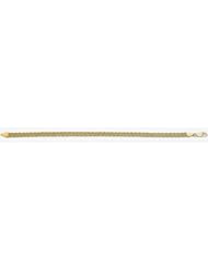 2mm x 2 14k Multiple Rope Bracelet 7"