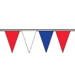 Red White Blue String Pennants by Arkansas Flag and Banner