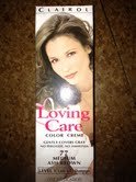 Clairol loving care non permanent hair color, 77 medium ash