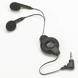 Retractable Earbud In-the-Ear Cell Phone/Audio Player Headset
