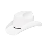 New Country Girls White Cowboy Stetson Felt Costume Hat 