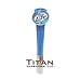Miller Lite Beer Centric Blue Faced Tap Handle