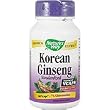 Korean Ginseng Standardized - Endurance & Vitality, 60 caps,(Nature's Way)