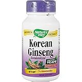 Korean Ginseng Standardized - Endurance & Vitality, 60 caps,(Nature's Way)