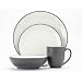 Noritake Colorwave Graphite - 4 piece place setting