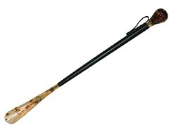 FootFitter Horn-style Long-Handled Shoe Horn, Knob, 21"