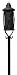 Lamplight TIKI 1110104 Metal Decorative Accents Torch