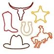 Silly Bandz Wild West - 48 Pack