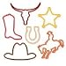Silly Bandz Wild West - 48 Pack