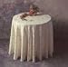 Premier Skirting Products Natural Roma Damask Tablecloth - 90in. Round
