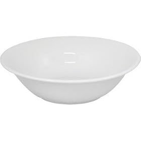 White Oatmeal Soup Cereal Bowl Crockery Set - 153mm 6" (Box 6)