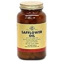 Safflower Oil - Regulate cholesterol transport, blood pressure, gastric secretions, 100 Softgels., (Solgar)