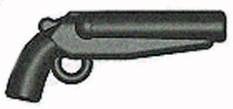 BrickArms Exclusive 2.5 to 4 Inch Scale Figure Style LOOSE Weapon SawedOff Shotgun Gun Metal