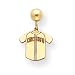 14K Cincinnati Reds Jersey Ball Post Earrings