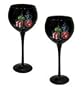 Sittin' on Sevens Wine Goblets by Michael Godard, Set of Two