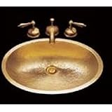 Bates And Bates B1519G.SG Satin Gold Renaissance Renaissance 21 Self Rimming Stainless Steel Lavatory Sink MBO 1519-G