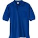 054P - Medium - White 5.5 oz 50/50 Jersey Knit Polo with Pocket