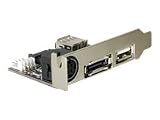 DELOCK Slotblech USB / SATA / POWER