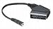 Produkt-Bild: Scart Adapterkabel Scartstecker auf Klinkenkupplung 3,5 mm stereo, 0,2 m
