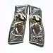 Browning Deer German Silver Pistol Grips