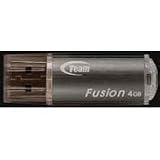 Team/Fusion TG004GF102A/USBフラッシュメモリ 4GB （グレー)