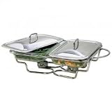 Buffet Warming Dish Maxam Double Sided by Maxam