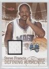 2004-05 Fleer Throwbacks Defining Authentic Jerseys #SF - Steve Francis