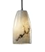 Justice Design Group FAL-8861-DBRZ Dark Bronze LumenAria Alabaster Stone / Glass Sing...